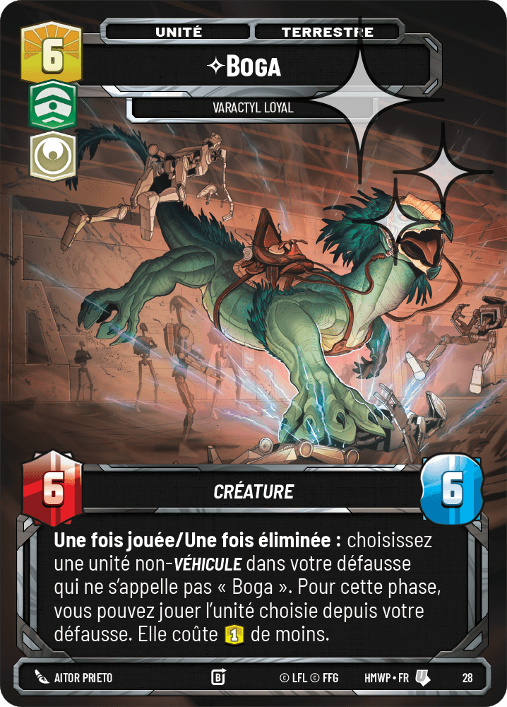 Boga, Varactyl Loyal