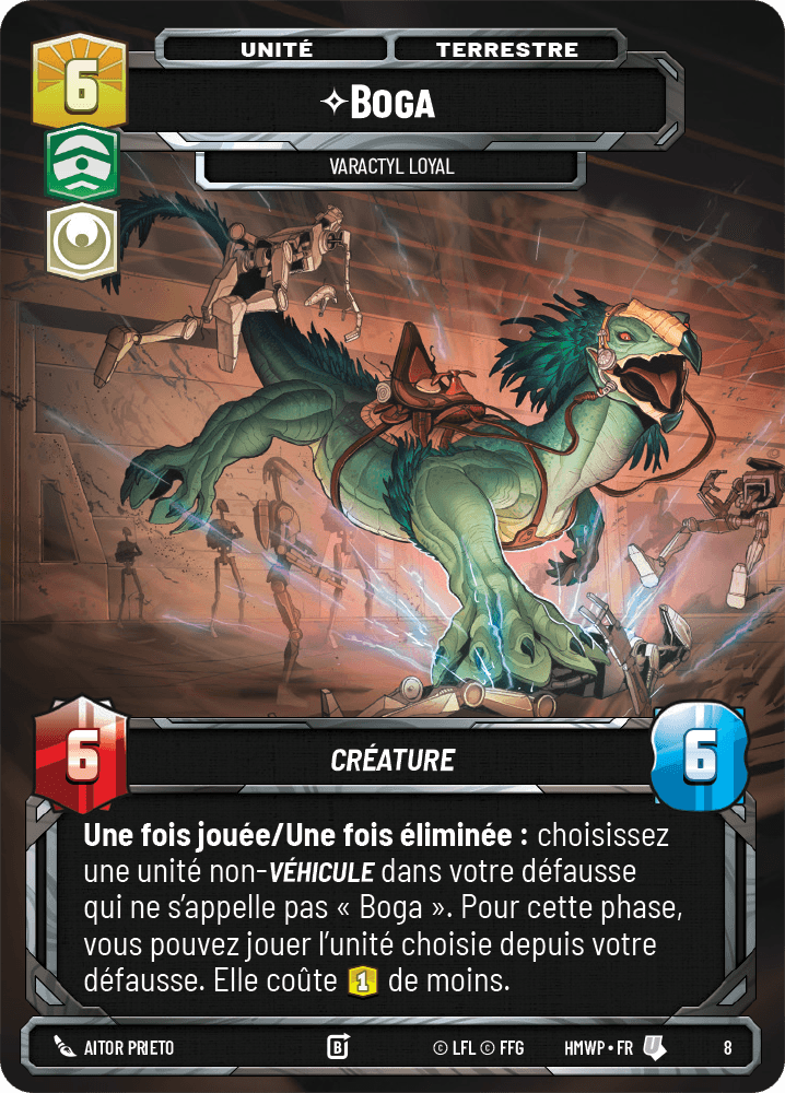 Boga, Varactyl Loyal