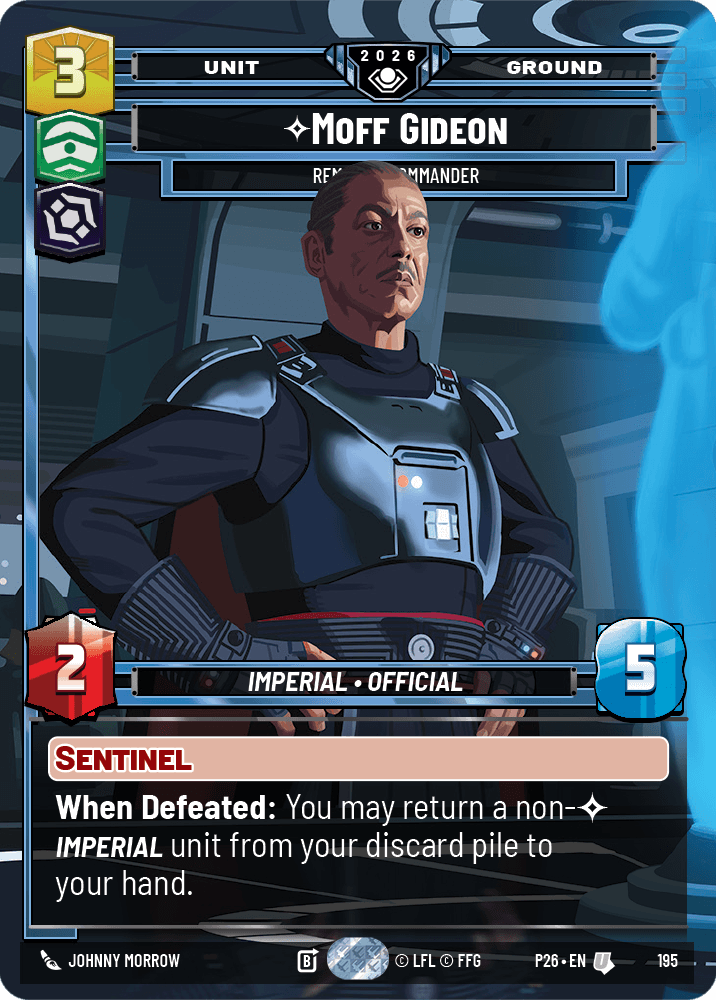 Moff Gideon, Remnant Commander