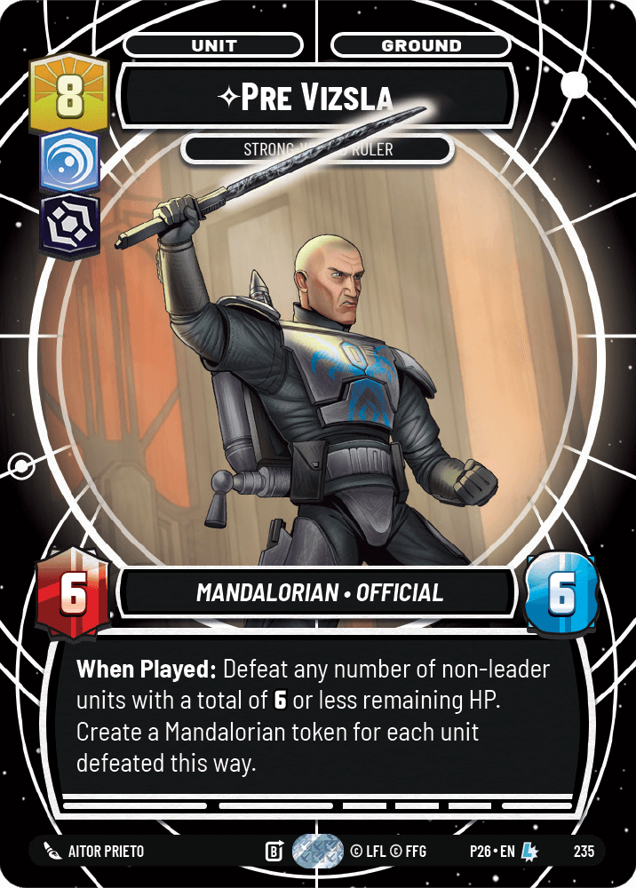 Pre Vizsla, Strong-Willed Ruler