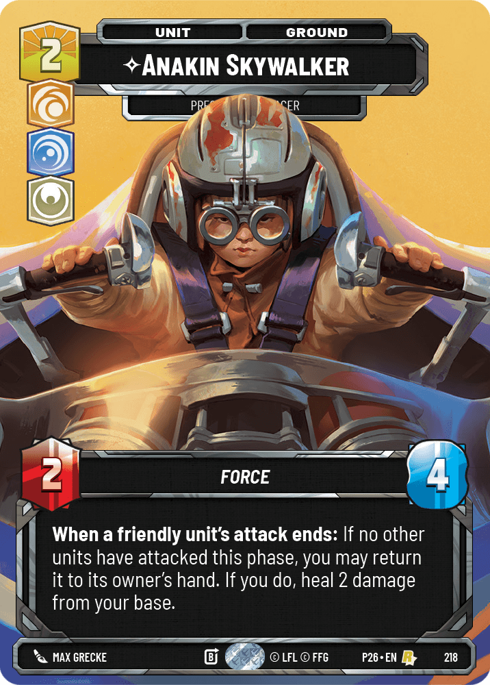 Anakin Skywalker, Prescient Podracer