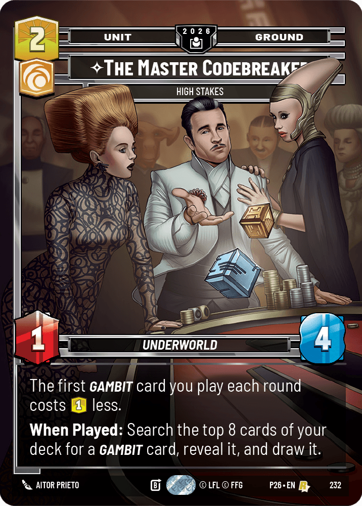 The Master Codebreaker, High Stakes