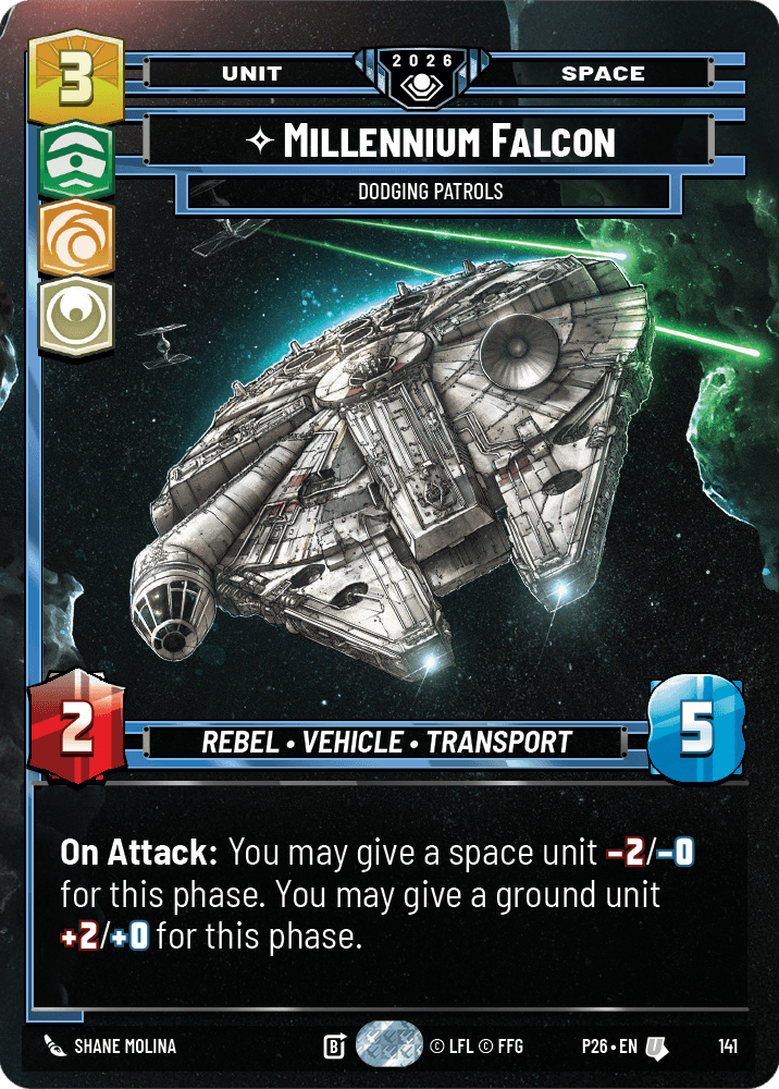 Millennium Falcon, Dodging Patrols