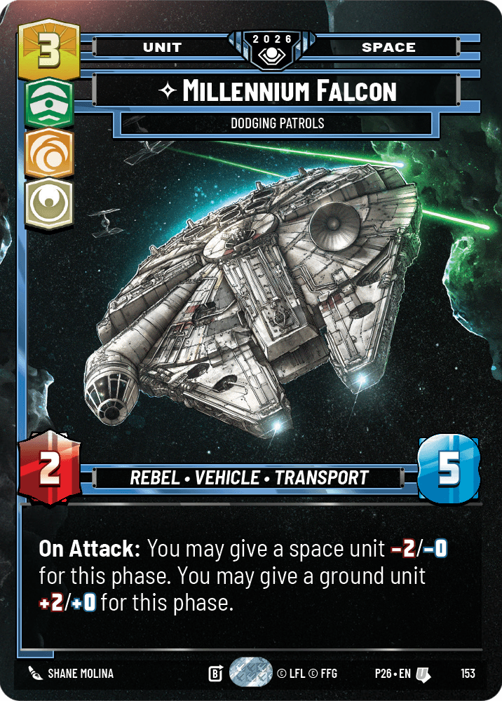 Millennium Falcon, Dodging Patrols