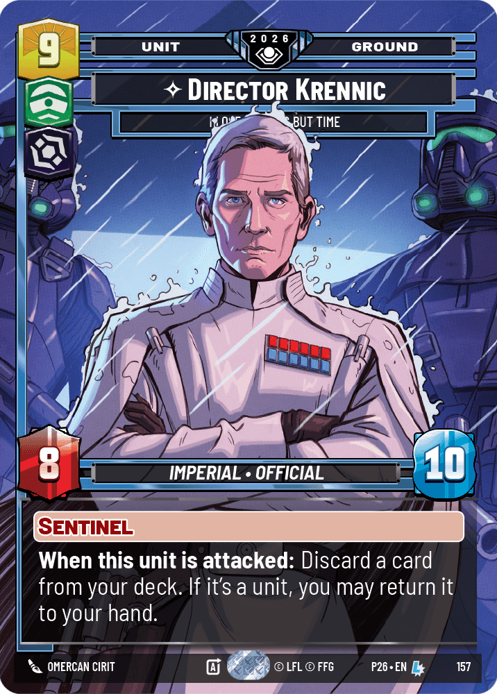 Director Krennic, I Lose Nothing But Time
