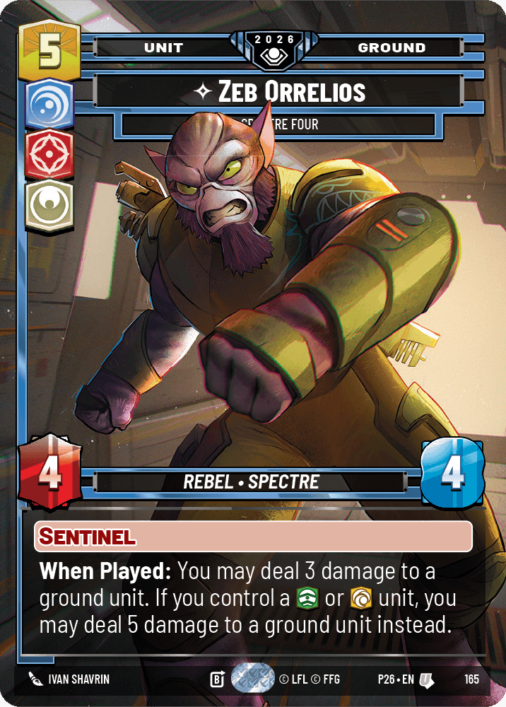 Zeb Orellios, Spectre Four