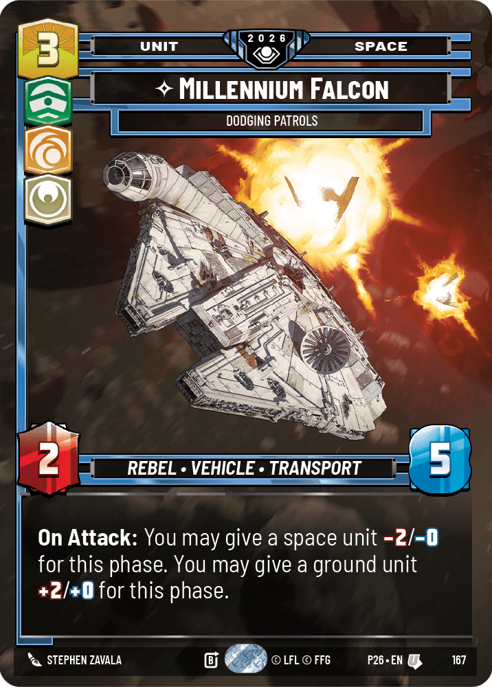 Millennium Falcon, Dodging Patrols