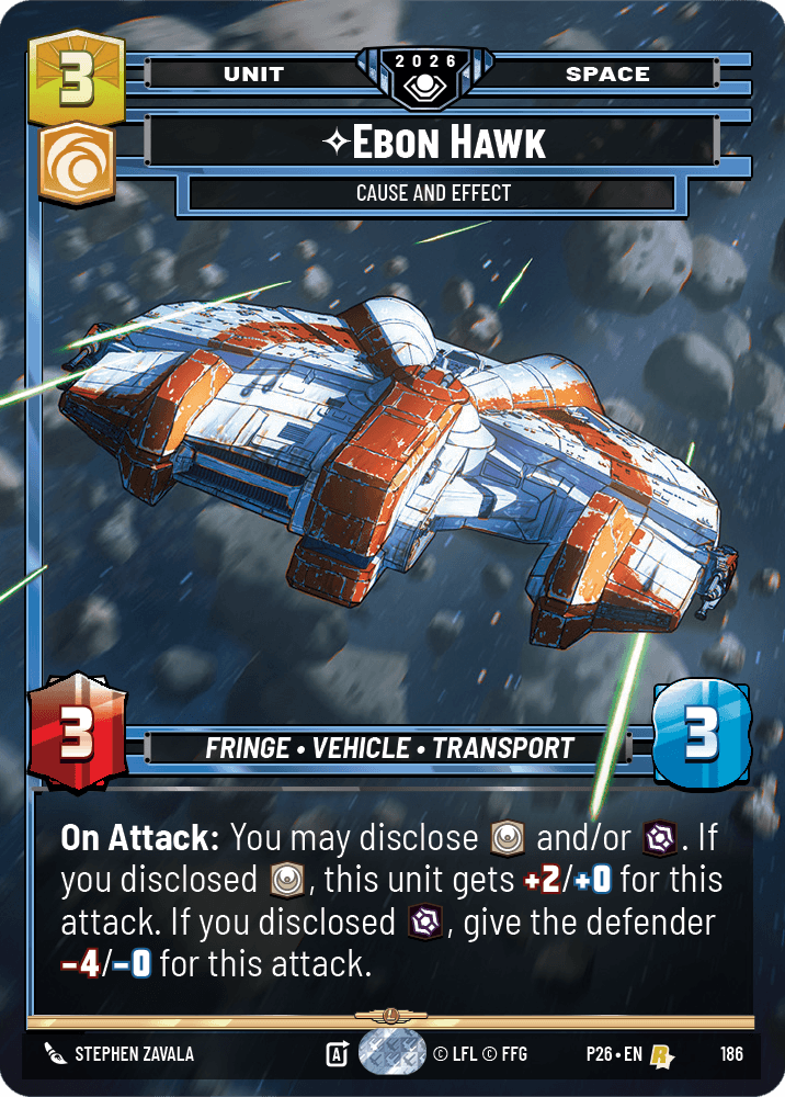 Ebon Hawk, Cause and Effect