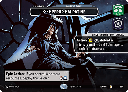 Emperor Palpatine — Galactic Ruler