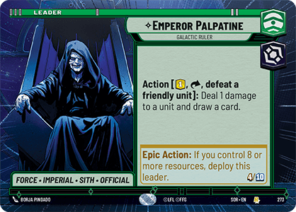 Emperor Palpatine — Galactic Ruler