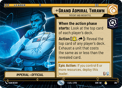 Grand Admiral Thrawn — Patient and Insightful