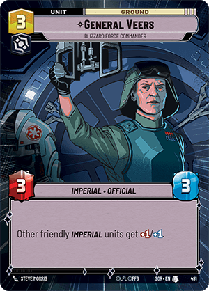 General Veers — Blizzard Force Commander