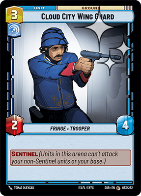 Cloud City Wing Guard SOR 63