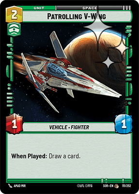 Patrolling V-Wing SOR 111