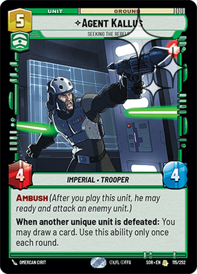 Agent Kallus SOR 115