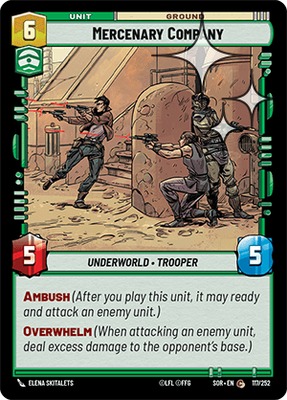 Mercenary Company SOR 117