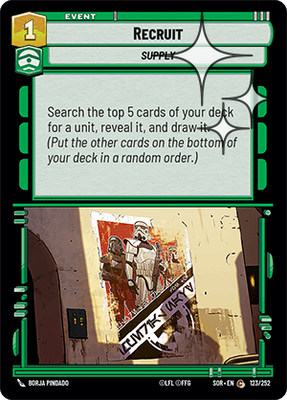 Recruit SOR 123