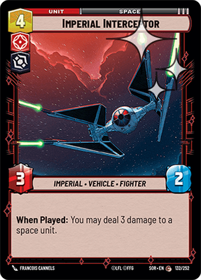 Imperial Interceptor SOR 132