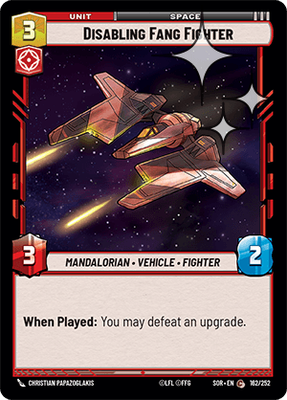 Disabling Fang Fighter SOR 162