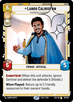 Lando Calrissian SOR 197
