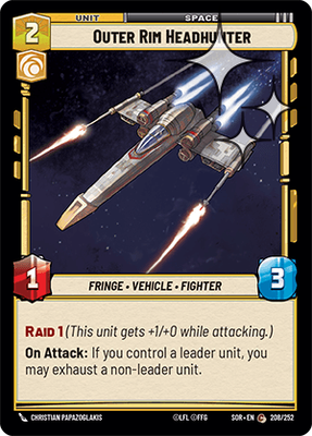 Outer Rim Headhunter SOR 208