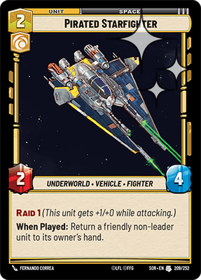 Pirated Starfighter SOR 209