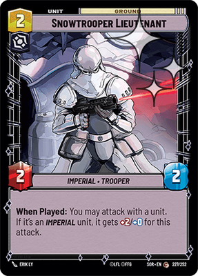 Snowtrooper Lieutenant SOR 227
