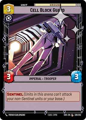 Cell Block Guard SOR 229