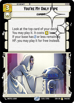You're My Only Hope SOR 246