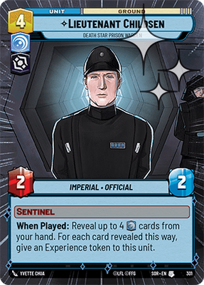 Lieutenant Childsen SOR 301