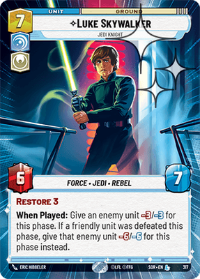 Luke Skywalker SOR 317