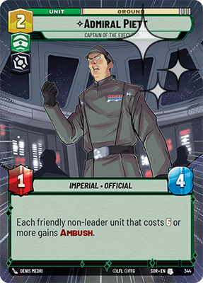 Admiral Piett SOR 344