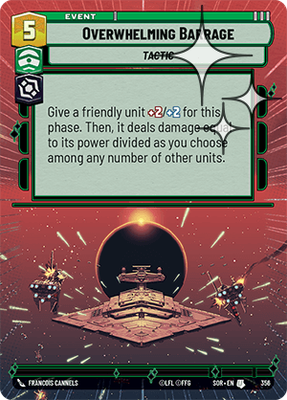 Overwhelming Barrage SOR 356