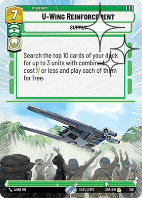 U-Wing Reinforcement SOR 368