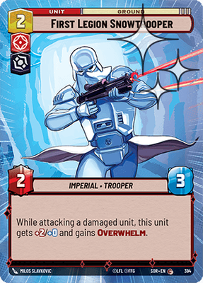 First Legion Snowtrooper SOR 394