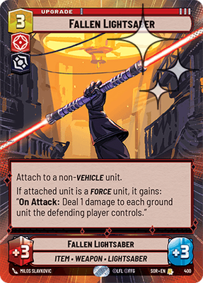 Fallen Lightsaber SOR 400