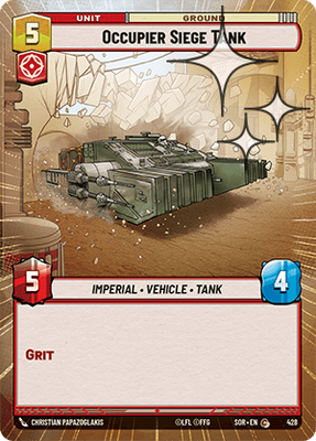Occupier Siege Tank SOR 428