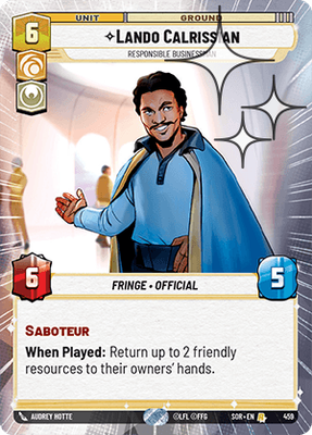 Lando Calrissian SOR 459