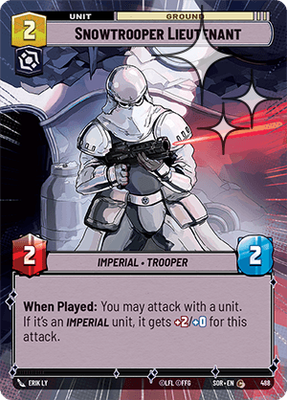 Snowtrooper Lieutenant SOR 488