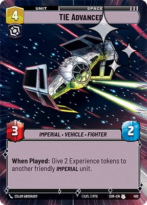 TIE Advanced SOR 492