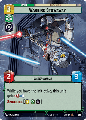 Warbird Stowaway SHD 355
