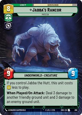 Jabba's Rancor SHD 360