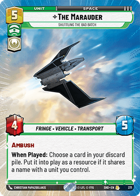 The Marauder SHD 371