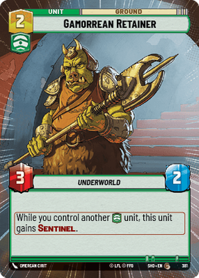 Gamorrean Retainer SHD 381