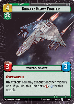 Kihraxz Heavy Fighter SHD 387