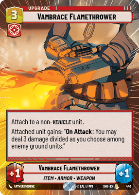 Vambrace Flamethrower SHD 446