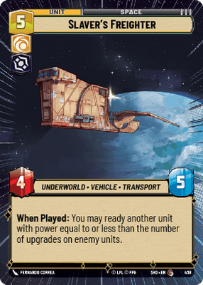 Slaver's Freighter SHD 458