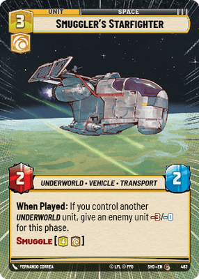 Smuggler's Starfighter SHD 483