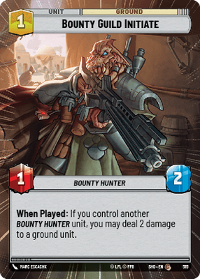 Bounty Guild Initiate SHD 515