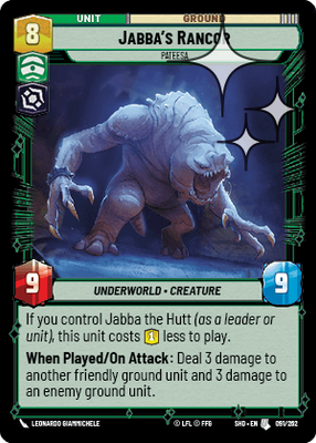 Jabba's Rancor SHD 91